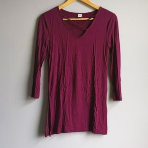 Old Navy strappy berry tunic